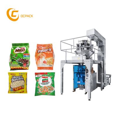 China APPAREL Cereal Oat Food Packing Machine Automatic Potato Chips / Snacks Packaging Machine for sale