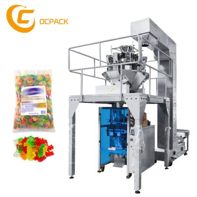 China Multifunctional Fully Automatic CLOTHING Pillow Bag Cotton Candy Packing Machine for sale