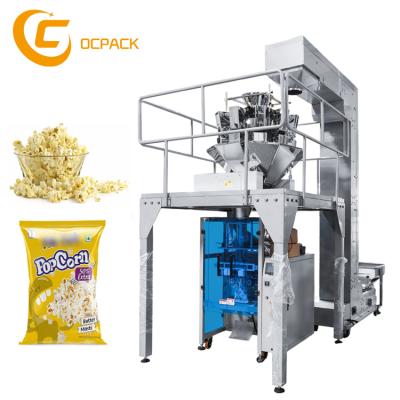 China CLOTHING Microwave Popcorn Pouch Granule Packing Machine High Speed ​​Nitrogen Filling Price for sale