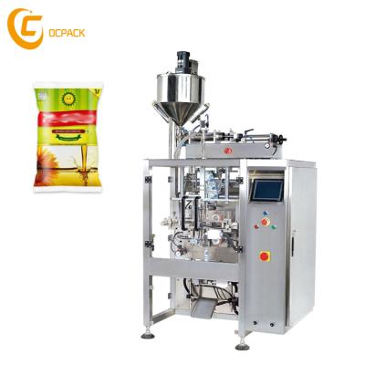 China CLOTHING Pocuh Automatic Cooking Oil Packing Machine for sale