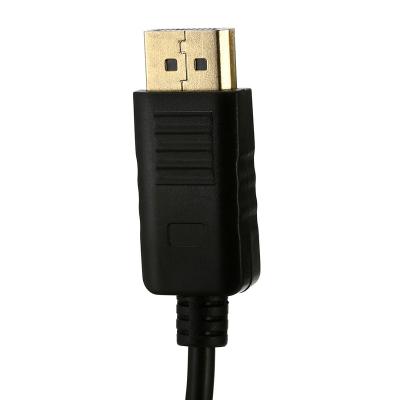 China Factory Direct 4k 60hz 30hz High Quality Gold Plated Male DP Display 1.2 Displayport To Hdmi HDTV Connector Displayport Cable for sale