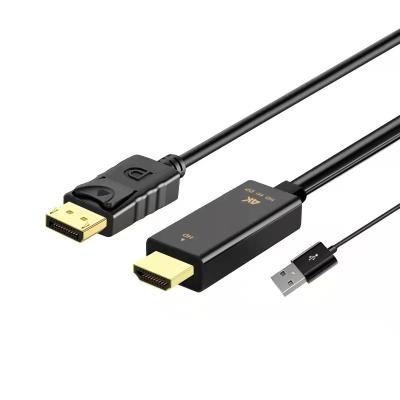 China Signal Transmission Hdmi to 4k 30hz Cable, DP Hdmi to Displayport Converter Hdmi to DP Adapter with Audio, Support OEM/ODM Service for sale