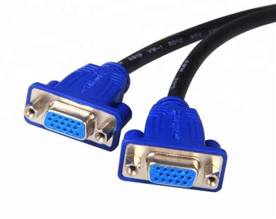 China COMPUTER 2048x1536 2k 1080p 1 In Combiner 2 VGA Splitter Cable Cord 17cm for sale