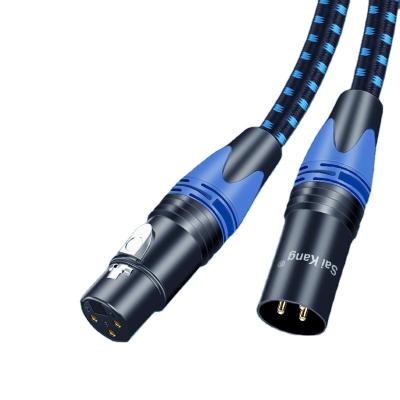 China Waterproof Computer 3pin Xlr Connector Microphone Audio Cable Dmx 512 Signal Cable For Stage Lighting DJ Lights for sale