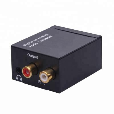 China Camera Manufacturer SaiKang Adapter Optical Coaxia Converter Adapter Digital-to-Analog Audio Converter for sale