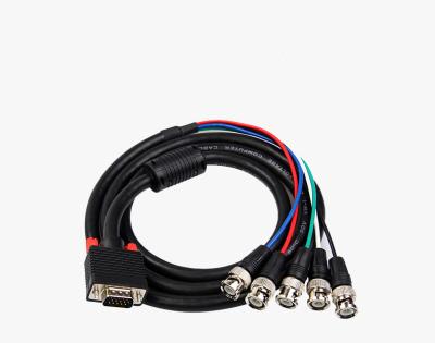 China HDTV factory DVI cable to 5 BNC adapter electrical cable add to CompareShare high resolution dvi to bnc cable for sale