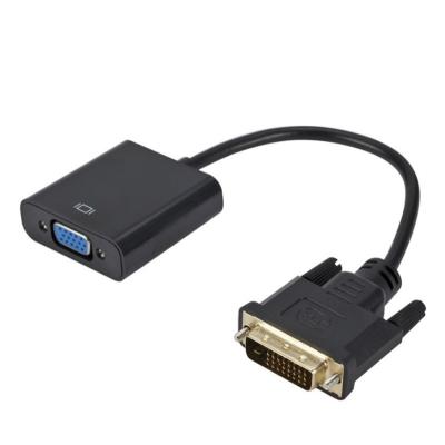 China Signal Transmission 1080p Dvi Male To VGA Converter Female Dvi-d Video Adapter 24+1 25 Pin To Vga Adapter Cable Dvi To VGA For TV Ps3 Ps4 PC Display for sale