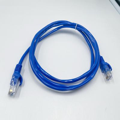 China 100%Bare Copper Computer Use Rj45 Connector PVC Jacket Copper Wire Cat 5e 6 Cat5e Cat6 Utp FTP Network Cable Indoor Patch Cord for sale