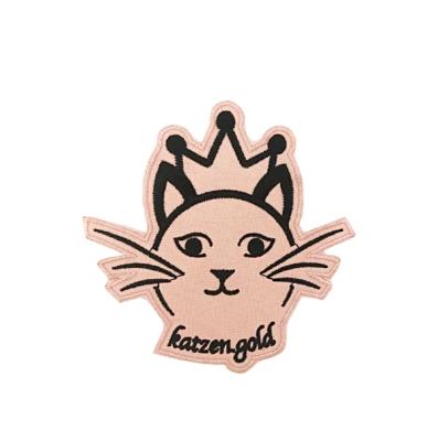 China Other High Quality Custom Patch Cardboard No Backing Design Styles Embroidery Animal Patches Pretty For Clothing for sale