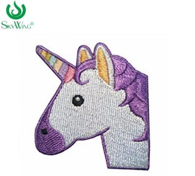 China Large Unicorn Embroidery Patch Sustainable Apparel Fashion Custom Embroidery Patches for sale