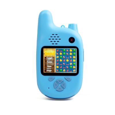 China Photo/Visual/Game/New 2.0inch Audio Walkie Talkies With Camera For Children's Gift Cute Children's Camera Interctive Remote Call Outdoor Child for sale