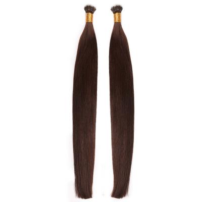 China Silky Straight Hair Factory Direct 100% Nano Ring Hair Extension Color #2 Nano Hair Extensions for sale