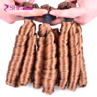 China Funmi Top Sale! wholesale virgin remy indian hair aunt piano ombre piano ombre bouncy curls from funmi for sale