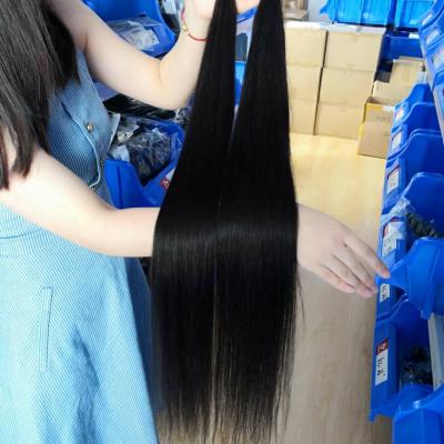 China Long 30,32,34inch 10A Grade Bundles Ishehair Soft Straight Thick Hair Barely Shedding Bundles With Best Quality And Price for sale