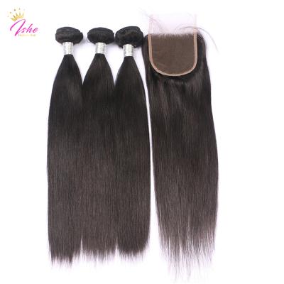 China Original Brazilian Soft Silky Straight Extension Bundle Wholesale Original Soft Weave Hair Wave Style Double Color Wave Color Shiny for sale