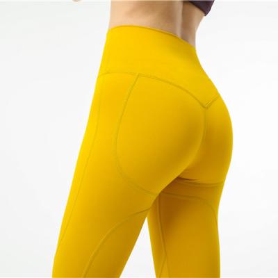 China 2020 Wholesale Fashion Breathable Workout Fitness Yoga Leggings For Women Striped Sport Jogging Pants for sale