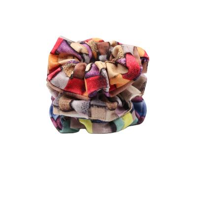 China Fashoin Women Print Hair Ties Scrunchies Girls Ponytail Hair Holder Rope Bands Fashion Hair Accessories Elastic Bands Fashion Headwear for sale