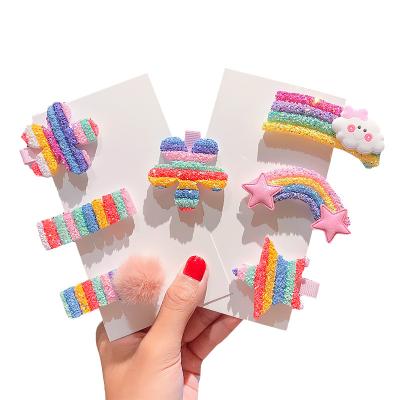 China 2021 New Girls' Easy Candy Colors Hairpins Sweet Children's Hair Clips Headband Cute Fashion Hair Clip for sale