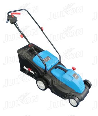 China Lawn Mower 1700W 5 Handle Height Manual Folding Electric Lawn Mower for sale