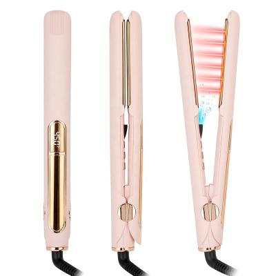 China Professional Safety Wholesale Hairdressing Flat Irons Tourmaline Ceramic Constant Temperature Hair Straightening Panel for sale