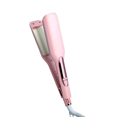 China New Design Curling Iron Private Label Hair Curler Wholesale LCD Display Profession Safe Custom Ceramic Hair Salon Curling Iron for sale