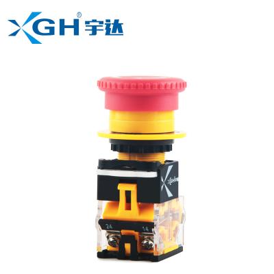 China LA38-11ZS plastic emergency NC switch, emergency stop push button for sale