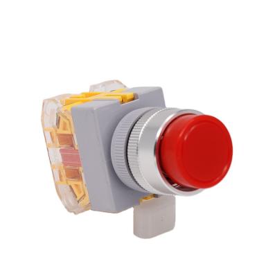 China Small Circuit Control LA22D-11GN 22MM High Position Push Button Switch for sale