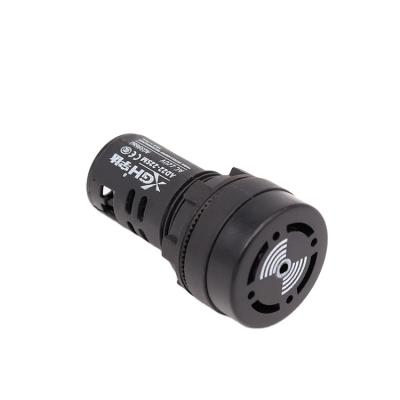 China 6V 12V 24V 48V 110V 220V AD16-22FM Black 22mm Plastic Buzzer for sale