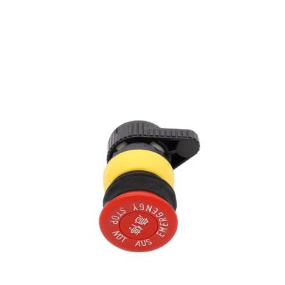 China ZH Front Type Mounting Push-Pull Try Emergency Stop Explosion-proof Push Button Switch for sale