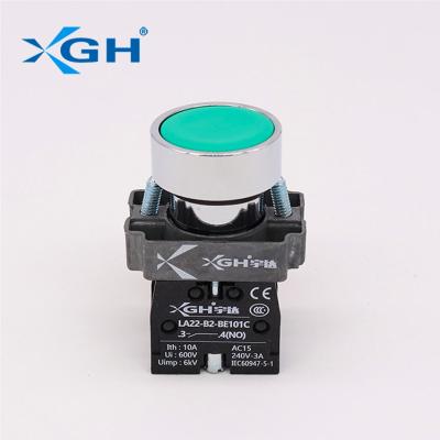 China Hot Sale B2 Series Low Profile Electric Push Button Head And Intall Chrome Metals One Head And One Push Button Cover for sale