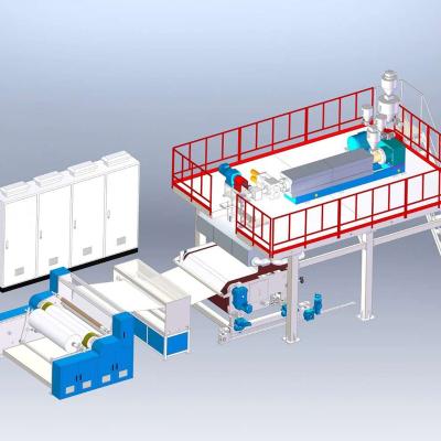 China Factory 1.6m PP Melt-blown Nonwoven Production Machine Line for sale