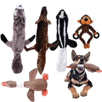 China Viable Wholesale Manufacturer Durable Dog Toys Chews Squeaky Stuffed Plush Dog Toy Indestructible Pet Toys Chews Plush For Pets for sale