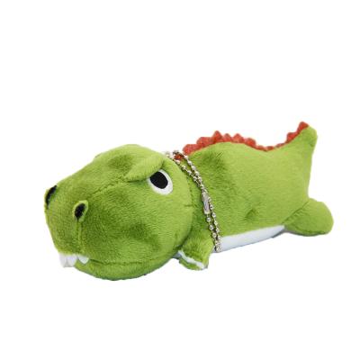 China 2021 New Cute Plush Factory Cute Dinosaur Doll StuffedAnimal Sleeping Dinosaur Plush Key Chain Toy for sale