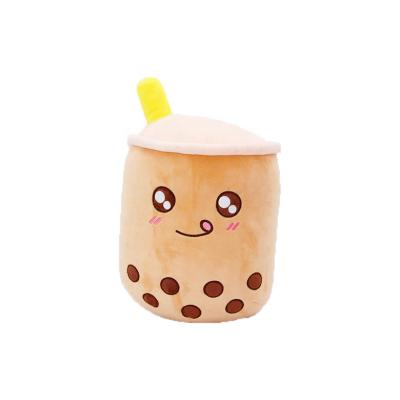 China Custom Toy Bubble Tea Plush Toy Cute Simulation Funny Doll Stuffed Toys Factory Pearl Milk Tea Plush Toy for sale