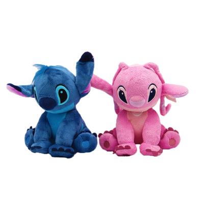 China Cute Stuffed Soft Pink Stitch and Blue Cartoon Lilo Custom Stuffed Plush 33cm Toy Animal Toy for sale