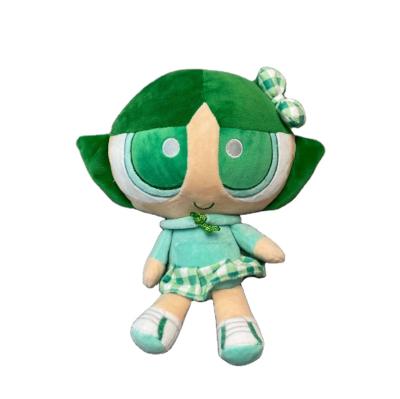 China Super soft plush doll 2021 Wholesale nice game character powerpuff China quality pp cotton plush girl soft stuffed doll for kids gift for sale