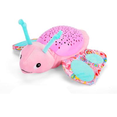 China Soft Plush Toys Plant Soothe Night Light Projection Sound Doll Baby Soothing Plush Baby Toy for sale