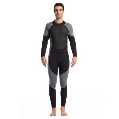 China 2021 New Customized Wholesale 3mm 5mm Neoprene Fabric Full Long Sleeve Man Antibacterial Wetsuit Diving Wetsuit Surf Suit for sale