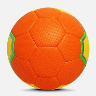 China New Arrivals 2 Colors Handball Training Equipment Rubber Hand Ball Custom Logo High Quality Exercise Ball Handball Sports Hand Ball for sale