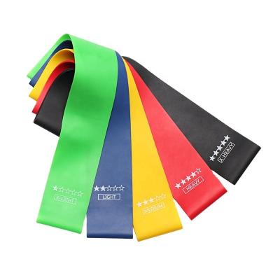 China Factory price durable multi color bandas de resistencia resistant band for gym exercise custom your logo for sale