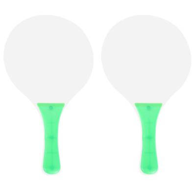 China Pure Material White Color Beach Bat Beach Tennis Racket Portable Eco-friendly Material for sale