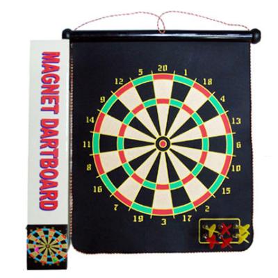 China Professional High Quality 15 Inch Magnetic Soft Dartboard with 6 PCS Dart Double Side for sale