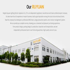 Verified China supplier - Ningbo Ruyuan Lighting Electric Appliance Co., Ltd.