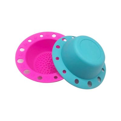 China Portable Silicone Makeup Brush Cleaner Wash Sweeps Dish Clean Wholesale Make Up Brush Cleaning Cosmetic Tool for sale