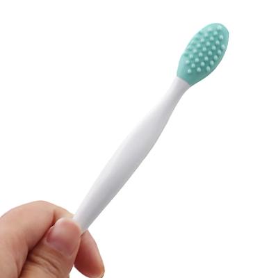 China Skin Friendly Amazon Lip Exfoliator Brush Tool Hot Selling Dual Sided Exfoliating Soft Lip Brush For Smoother Lip Appearance for sale