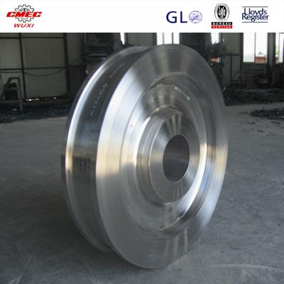 China 40Cr Casting Steel Crane Sheave Heavy Duty Pulley for Hoisting Crane for sale