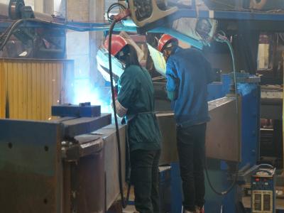 China ASTM Evcavator Boom Welding Metal Fabrication , On Shore Machinery Parts for sale