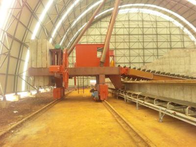 China 500ton / h Bridge Bucket Wheel Stacker Reclaimer For Sand / Soil Industry for sale