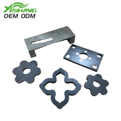 China High Precision Tolerance 0.1mm Hot Rolled Steel Iron Steel Plate Cutting Parts Sheet Metal Fabrication Laser Cutting Metal Part for sale