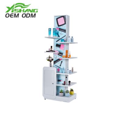 China Supermarket Multi-Storey Floor Makeup Display Rack Customized Customized Cosmetic Rack for sale